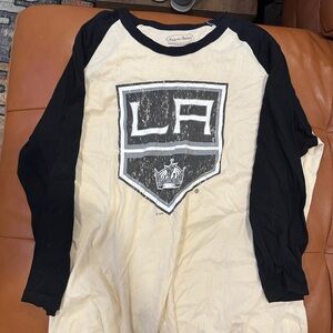 LA KINGS 3/4 sleeve t shirt XL